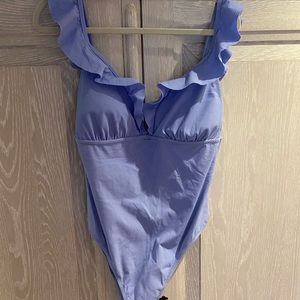 NWT J. Crew ruffle plunge swimsuit - 12